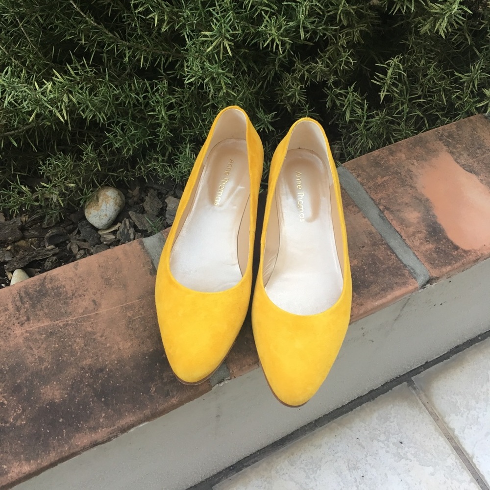 Anne Thomas Yellow Shoes